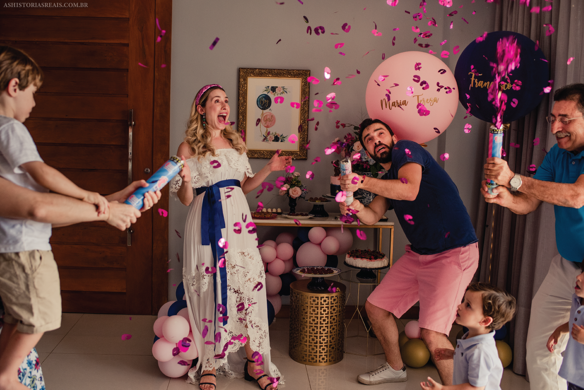 Chá revelação da Bruna Bittar descobrir que é menina.