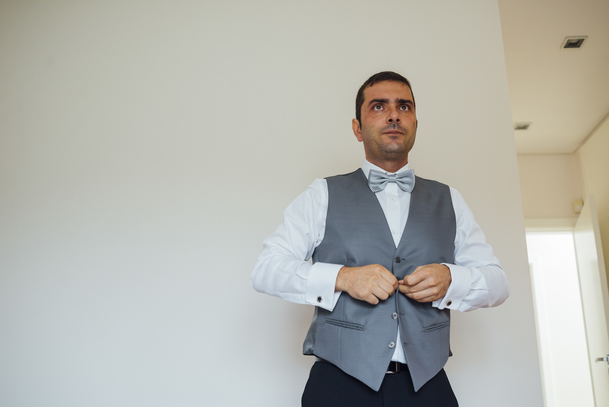 preparação do noivo