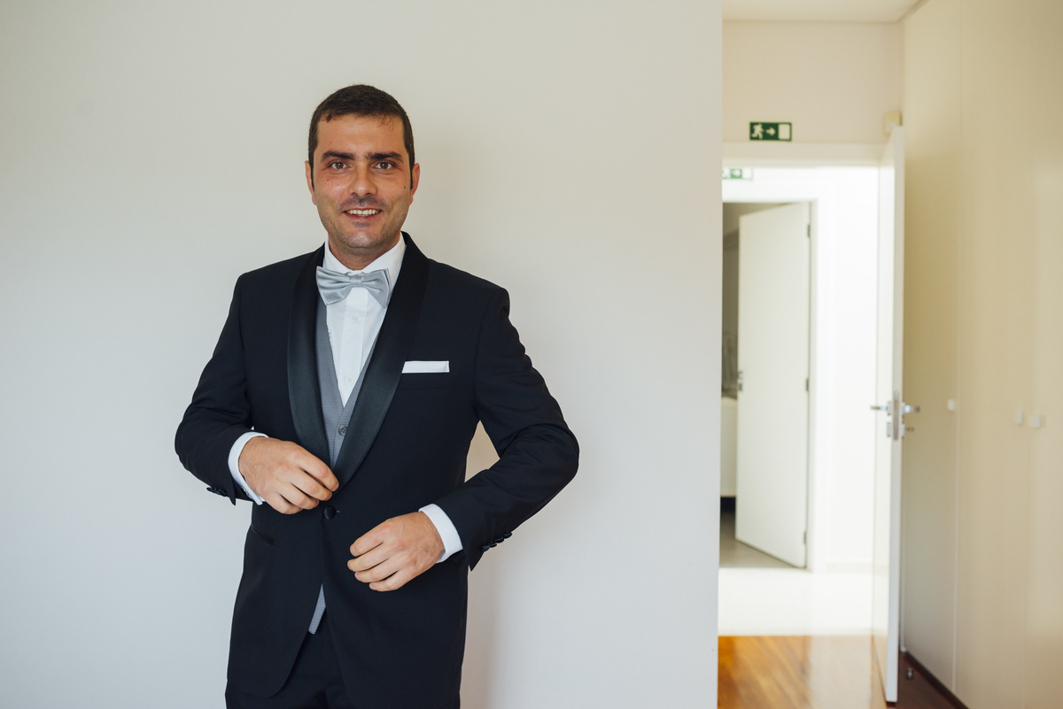 preparação do noivo