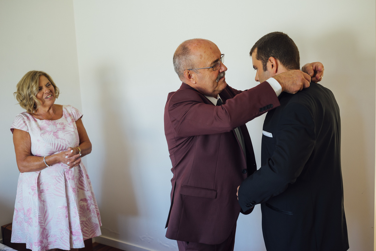 preparação do noivo