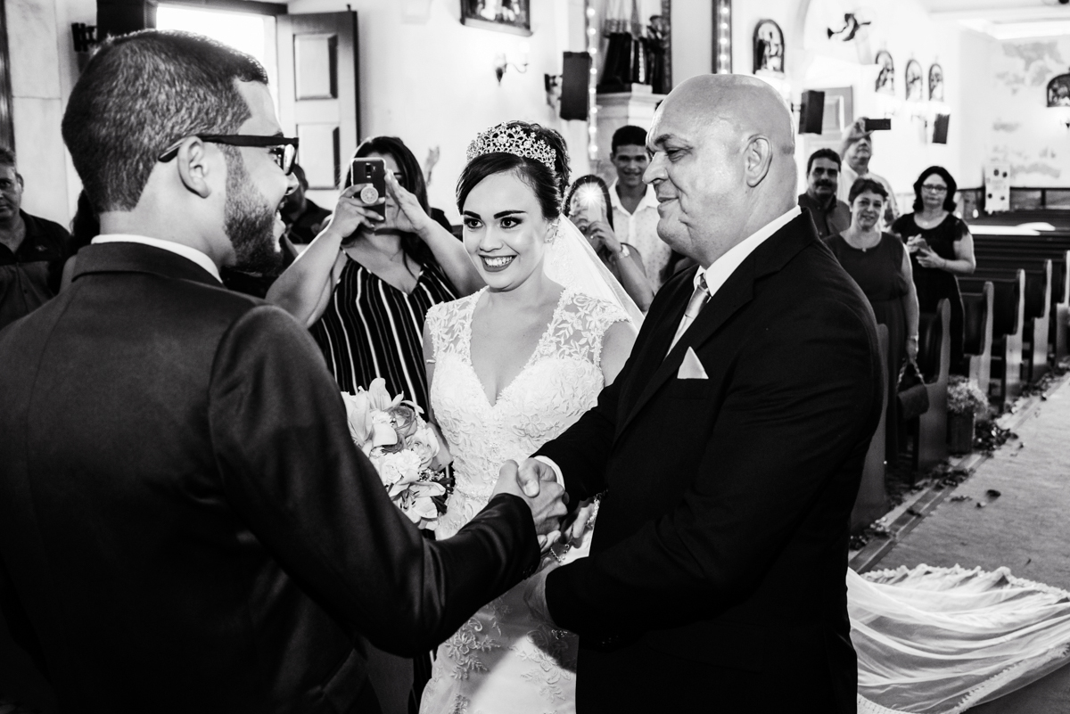 Foto de casamento realizado no município do Rio de Janeiro, RJ.
