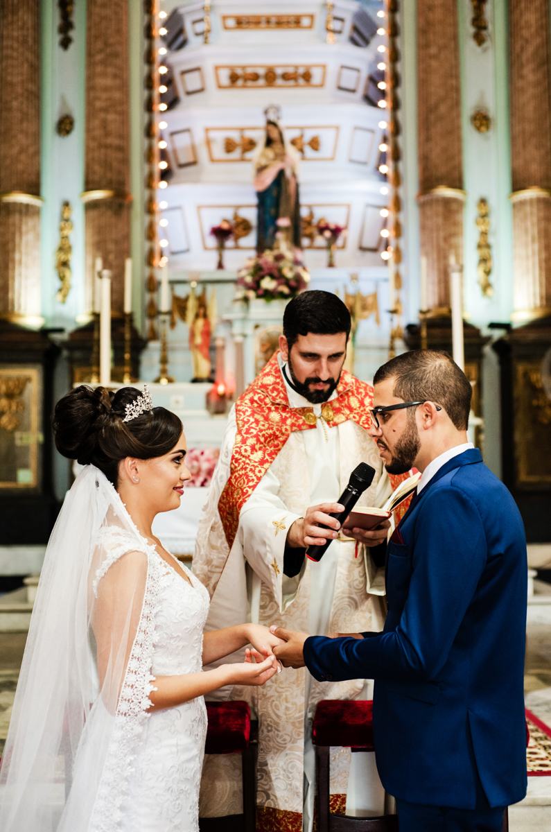 Foto de casamento realizado no município do Rio de Janeiro, RJ.