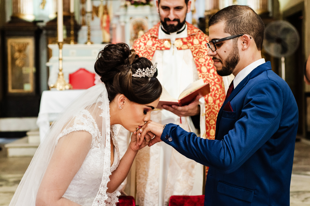 Foto de casamento realizado no município do Rio de Janeiro, RJ.
