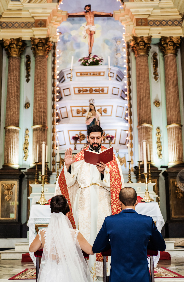 Foto de casamento realizado no município do Rio de Janeiro, RJ.