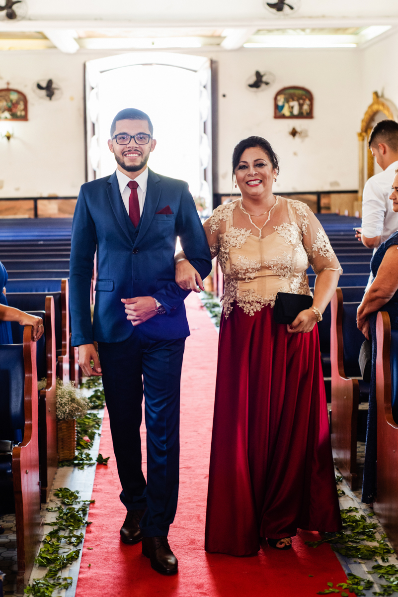 Foto de casamento realizado no município do Rio de Janeiro, RJ.