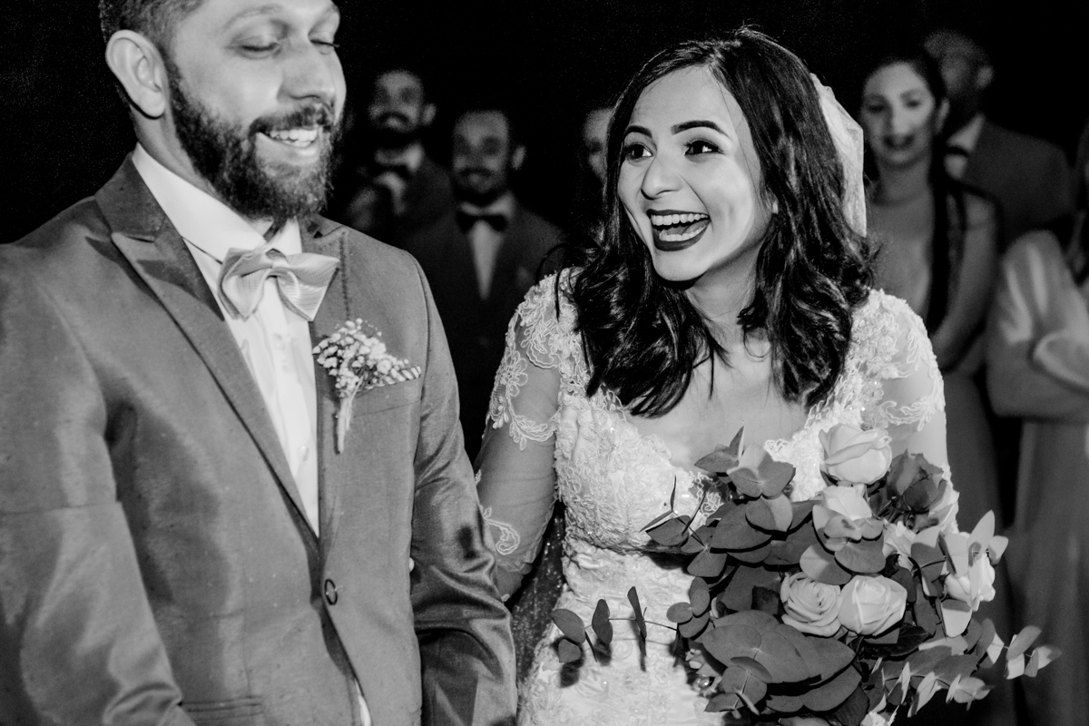 Foto da cerimônia de casamento ao ar livre, realizado no município de Teresópolis, RJ.
