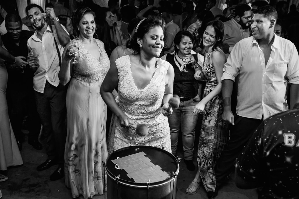 o batuque quase no final da festa