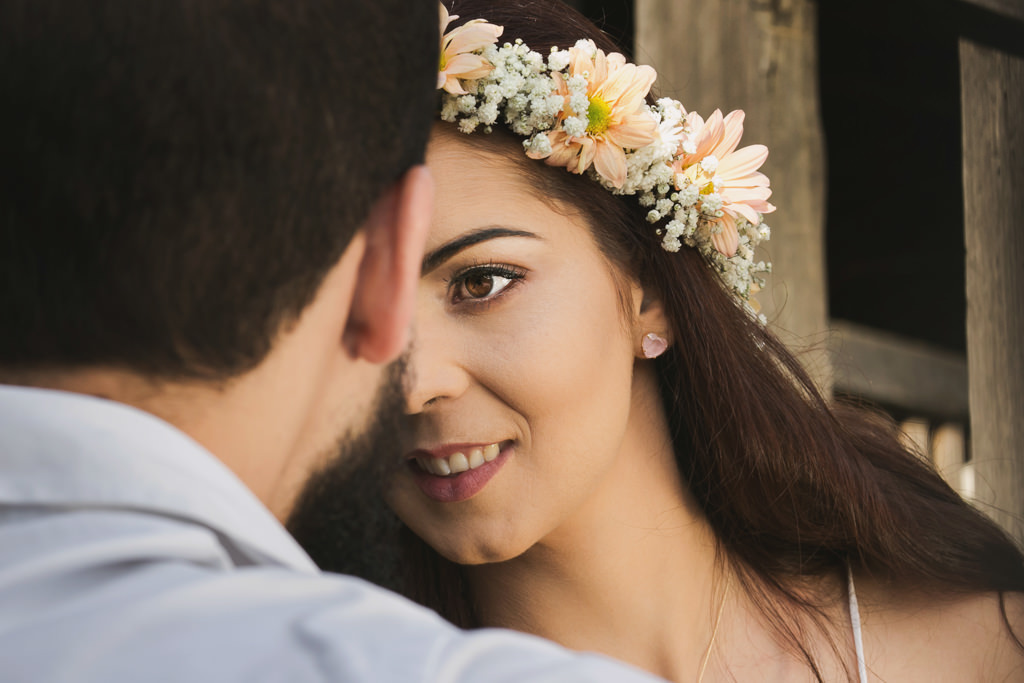 O olhar firme de Julimare para Fernando