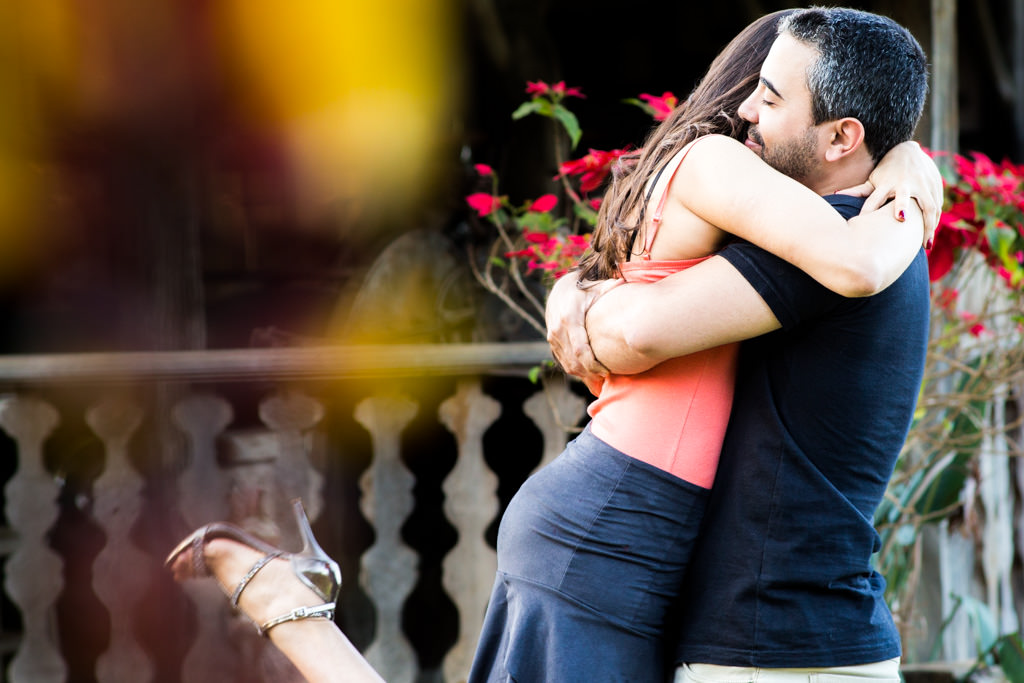 o abraço apertado e uma rodada de henrique em rafaela