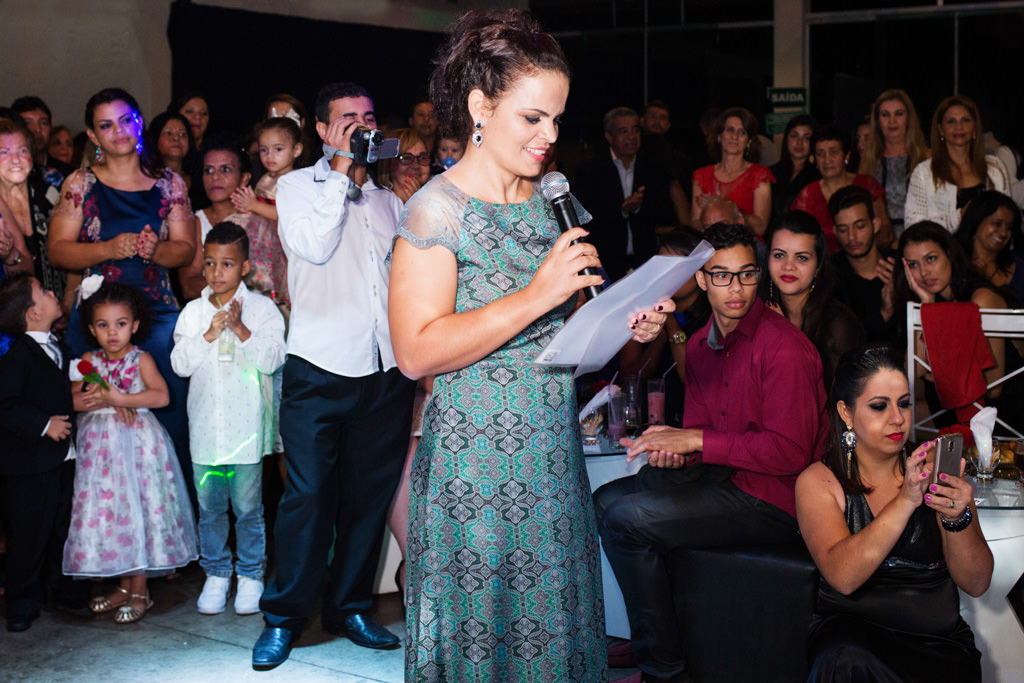 momento de emoção da leitura da sua tia querida