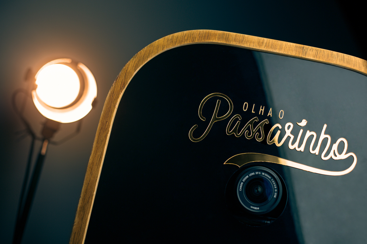 olha o passarinho; foto lembrança; foto cabine; totem; espelho magico