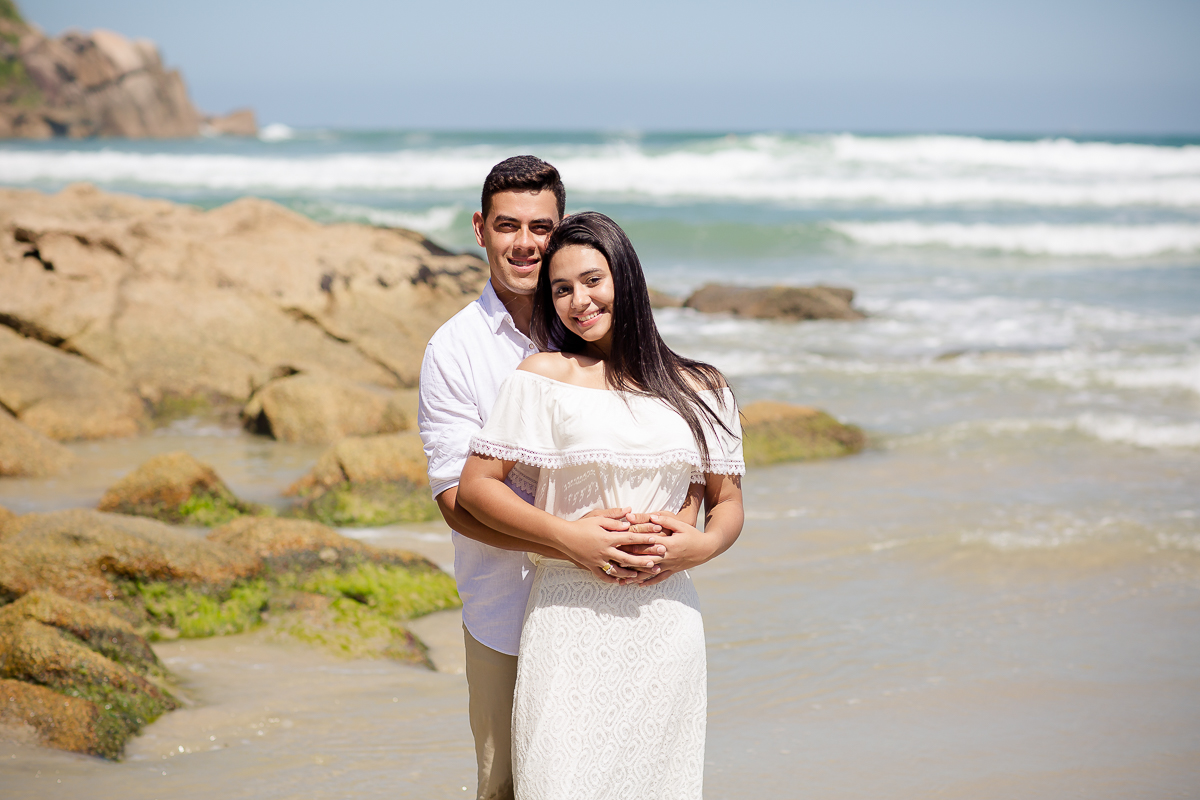 Pré Wedding Rebecca e Tiago, na praia do guaruja