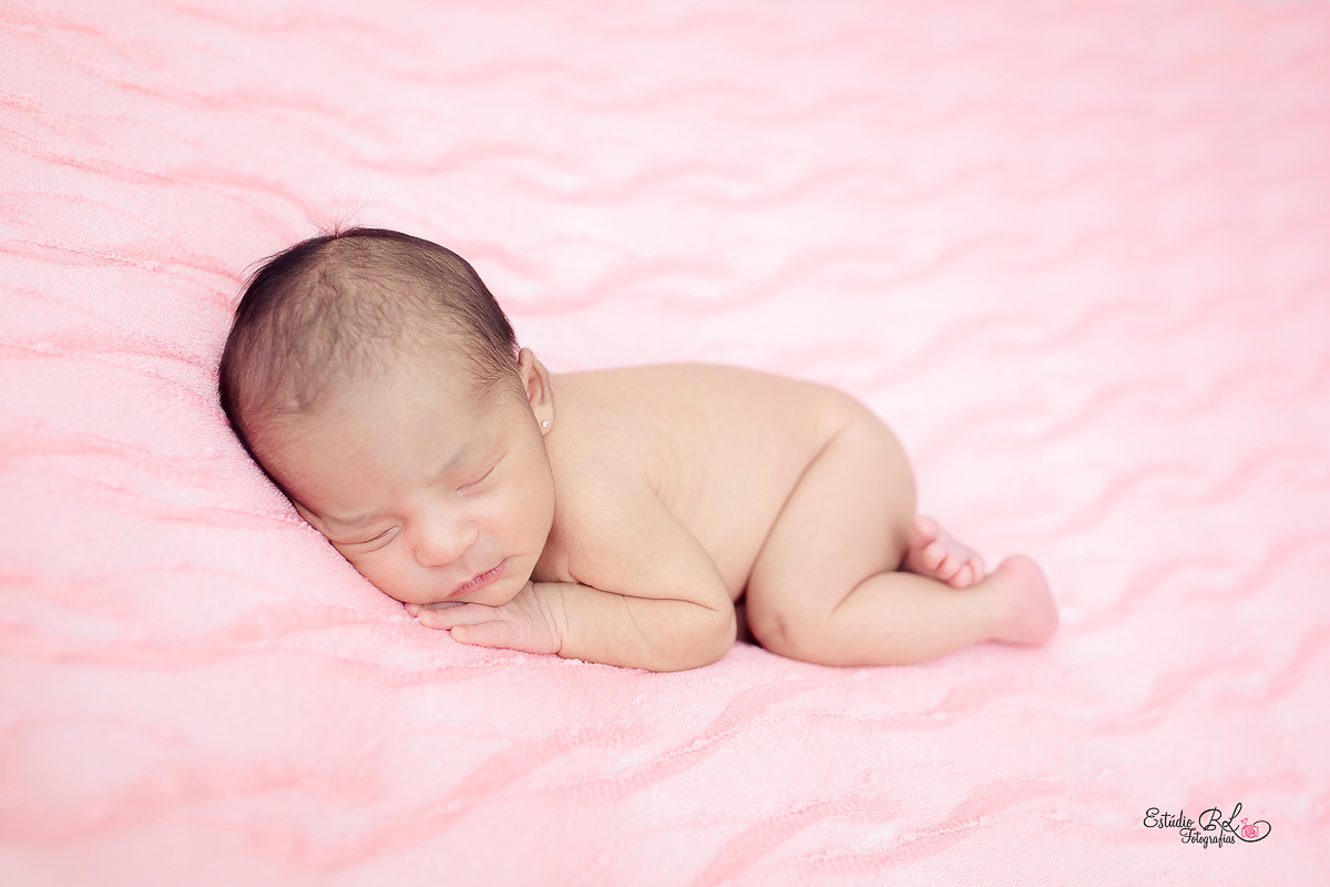 Ensaio newborn no puff da paloma shell