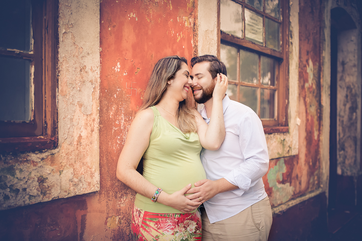 Ensaio gestante na praia