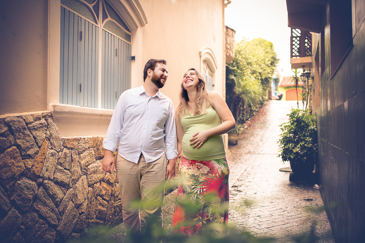 Ensaio gestante na praia