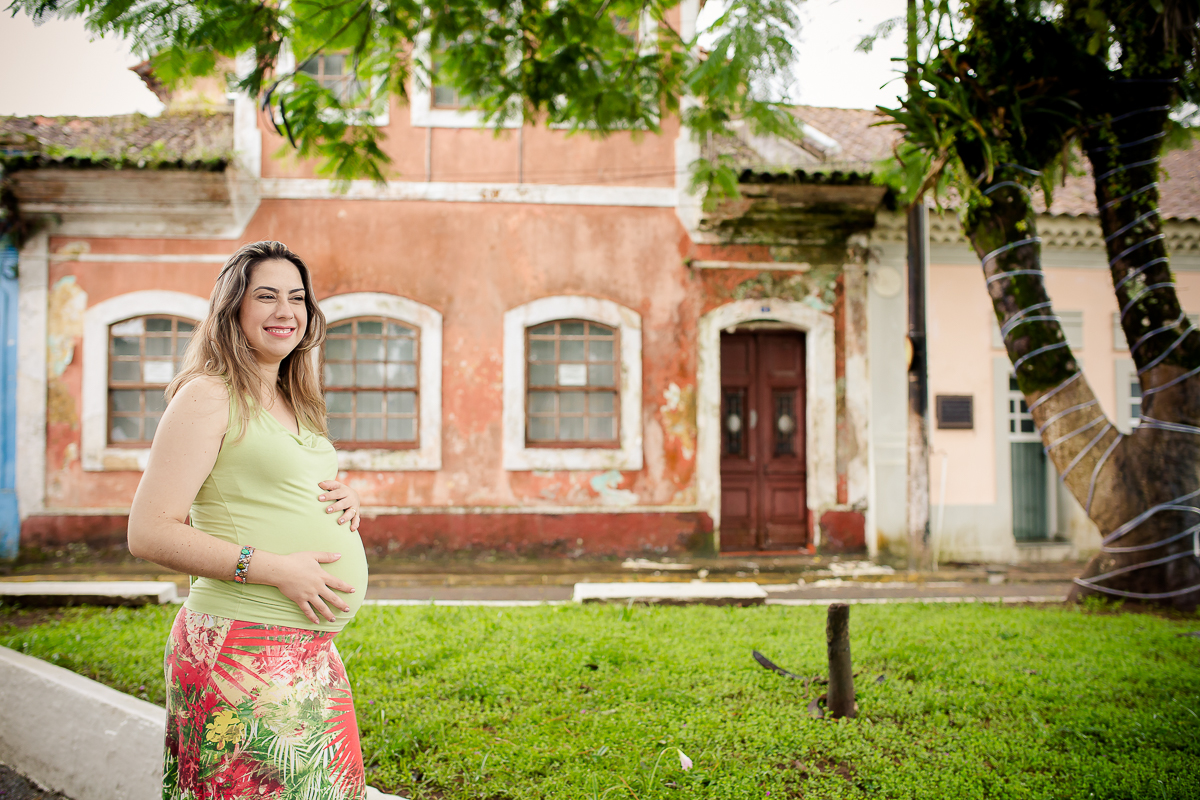 Ensaio gestante na praia