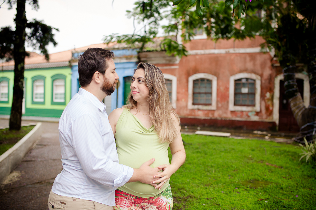 Ensaio gestante na praia