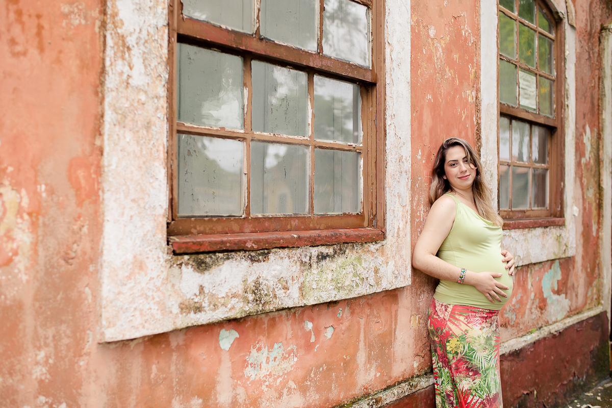 Ensaio gestante na praia