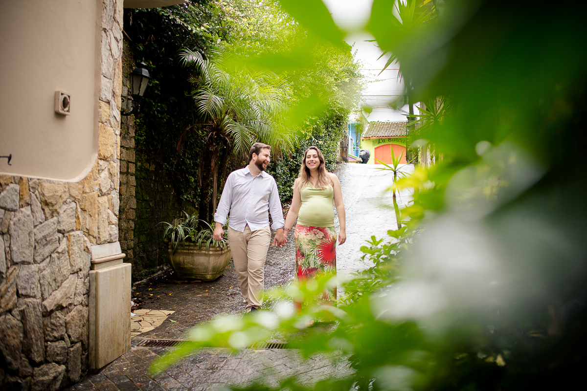 Ensaio gestante na praia