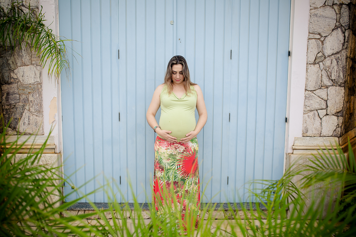 Ensaio gestante na praia