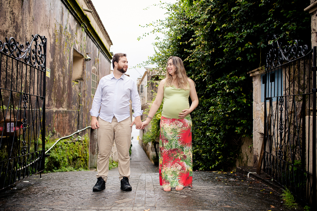 Ensaio gestante na praia