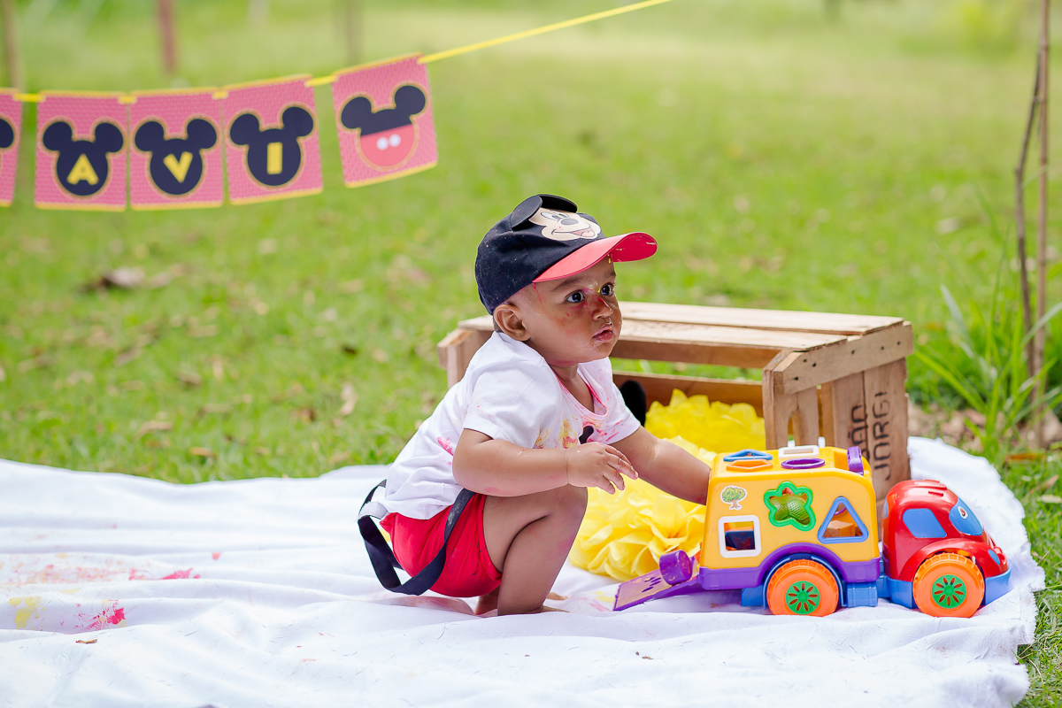 Smash the cake do Davi