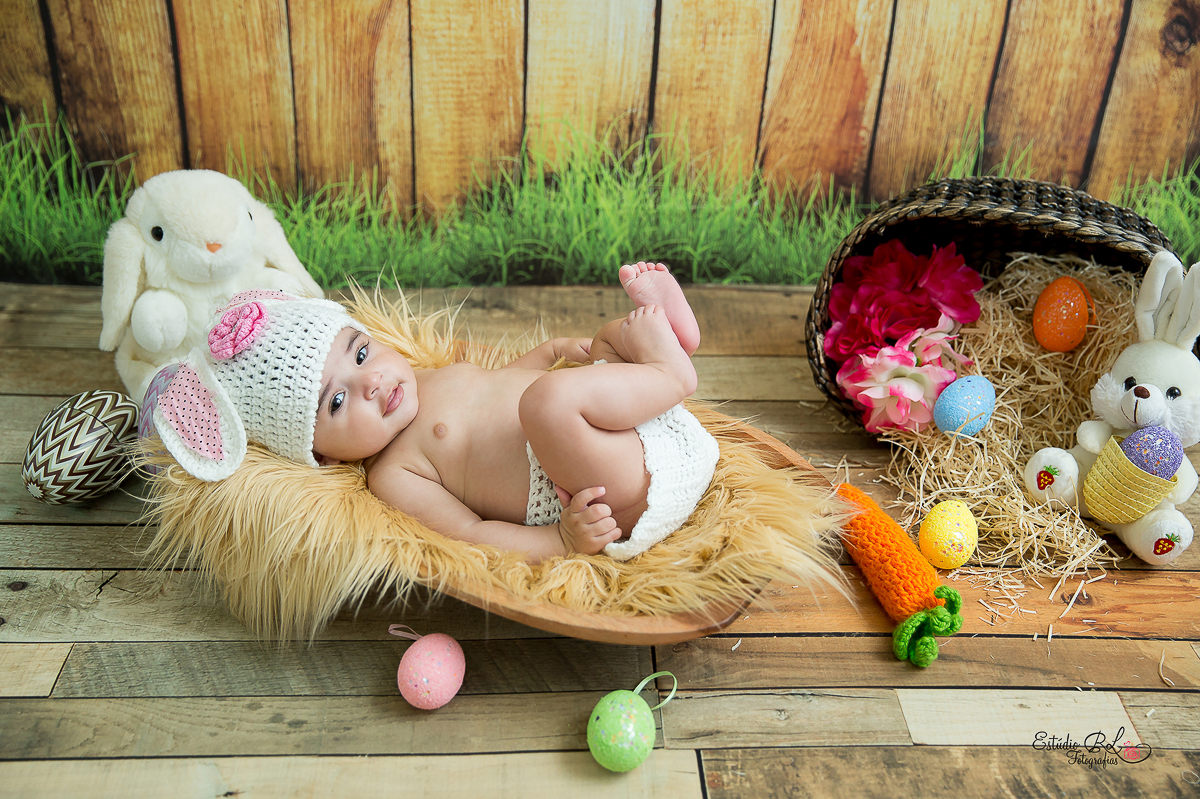 Ensaio de acompanhamento de 3 meses Alice Vitória