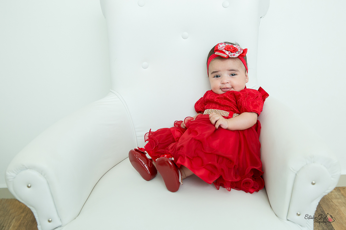 Ensaio de acompanhamento de 3 meses Alice Vitória