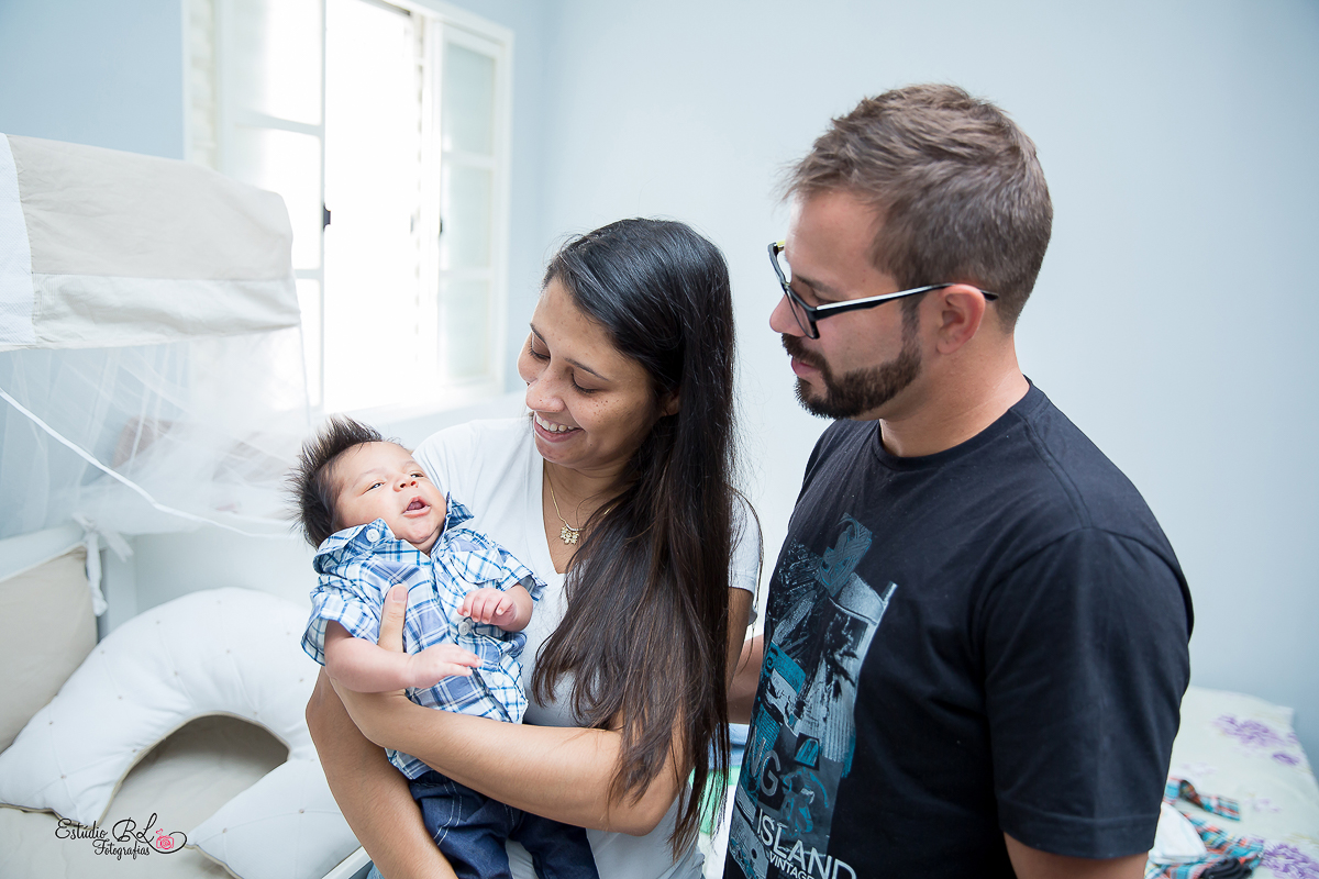 Agora a família toda participando do ensaio do José Lorenzo