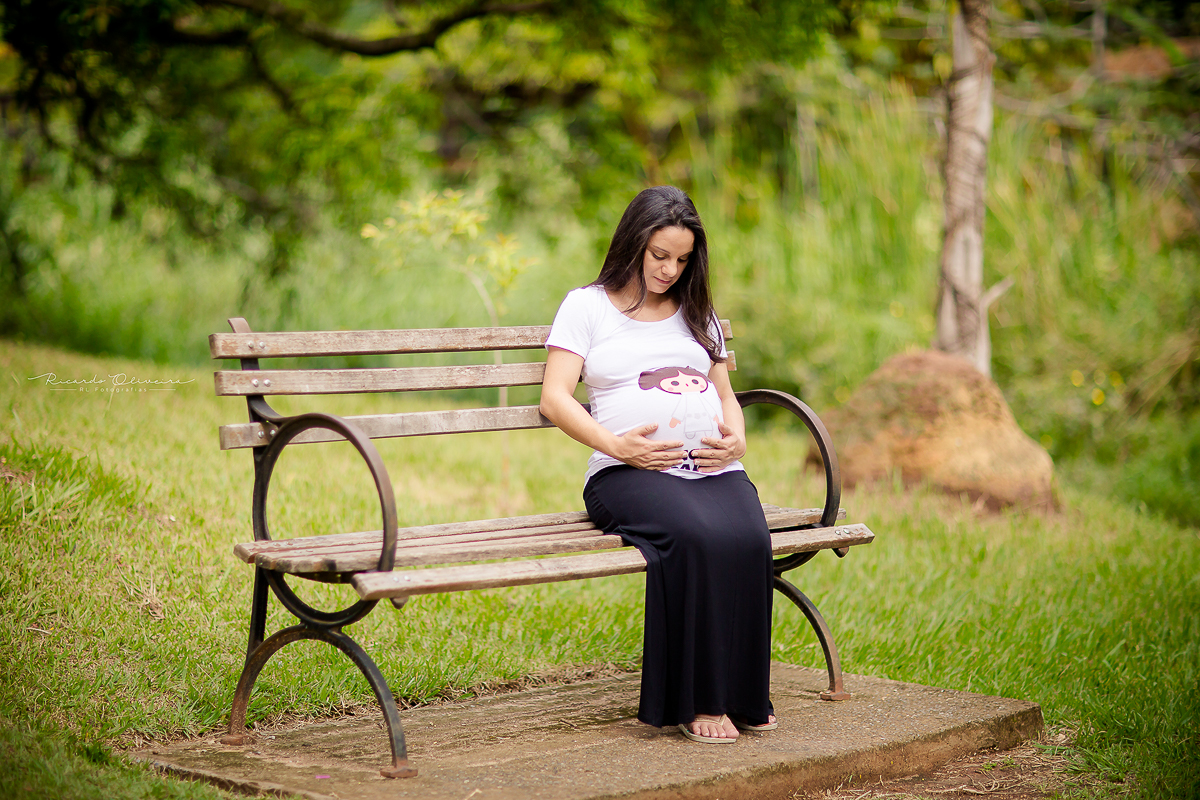 Ensaio gestante no Parque da Água Vermelha em Sorocaba