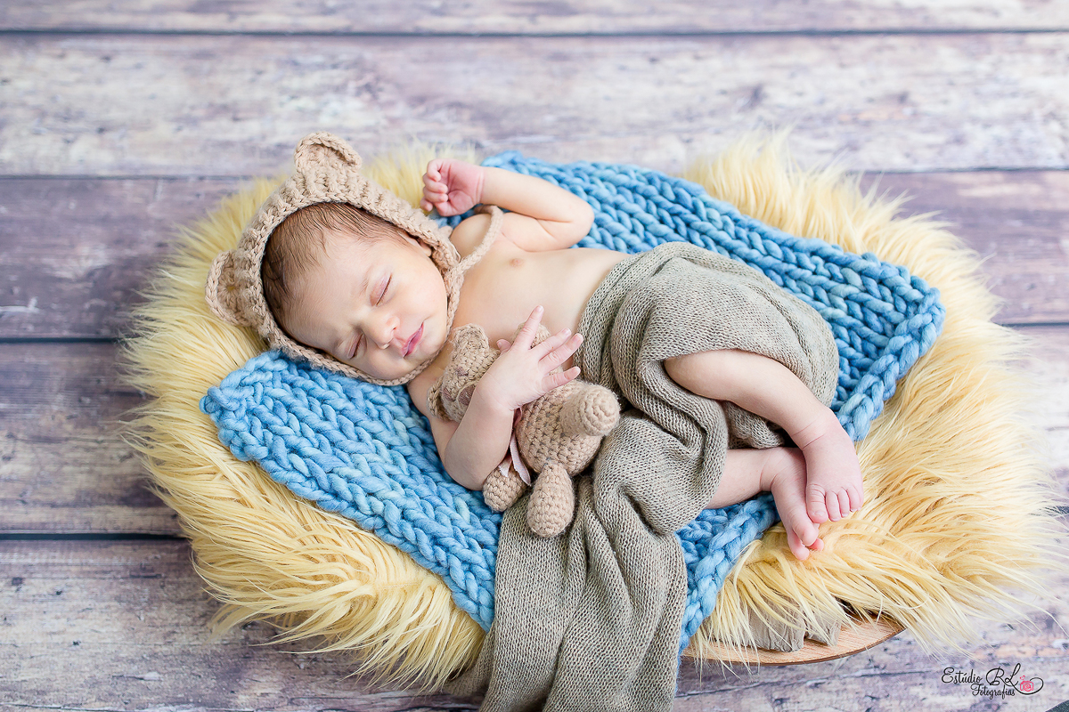 Ensaio recém nascido (newborn) ursinho