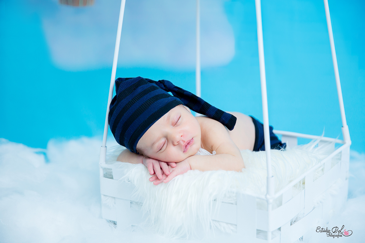 Ensaio recém nascido (newborn) balão