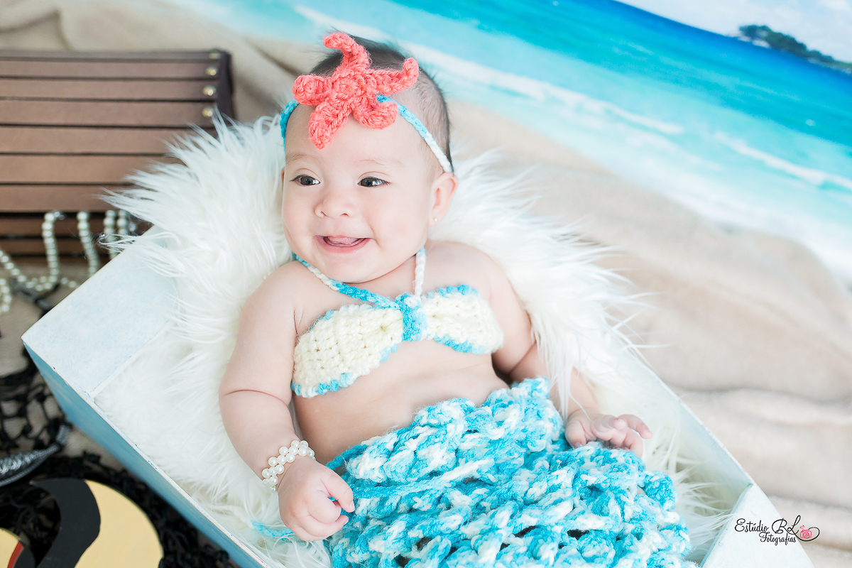 Acompanhamento de bebe 3 meses sereia 