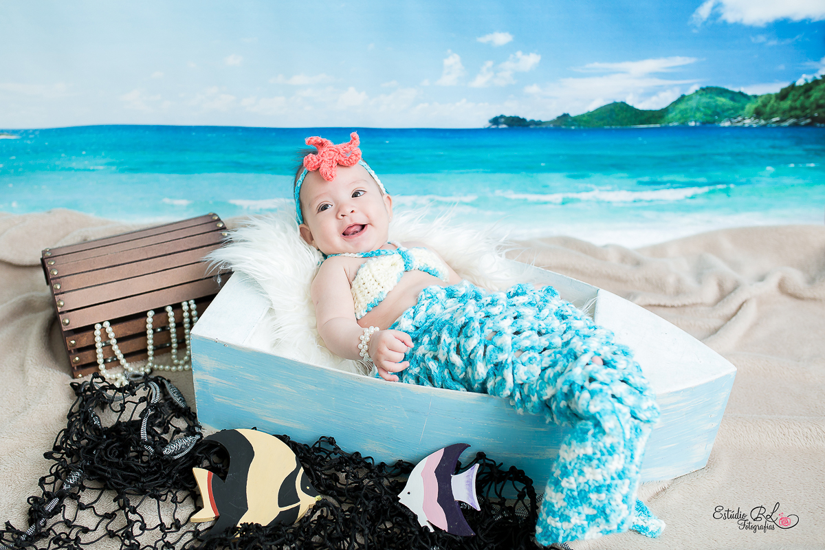 Acompanhamento de bebe 3 meses sereia 