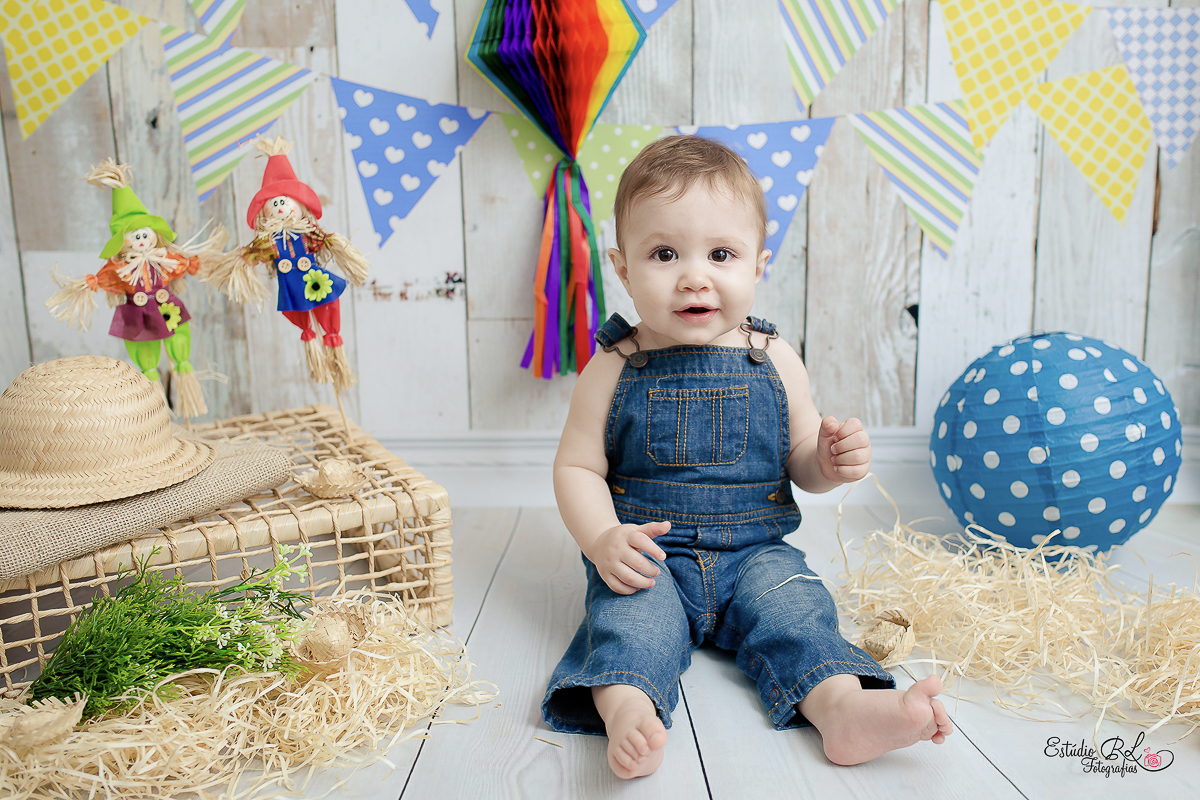 acompanhamento de bebes 10-meses sessão festa junina