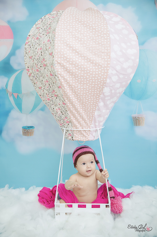 Maria Antonia 6 meses no balão