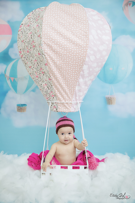 Maria Antonia 6 meses no balão