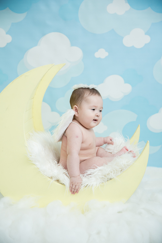 sessão seis meses yanne acompanhamento trimestral anjinho na lua