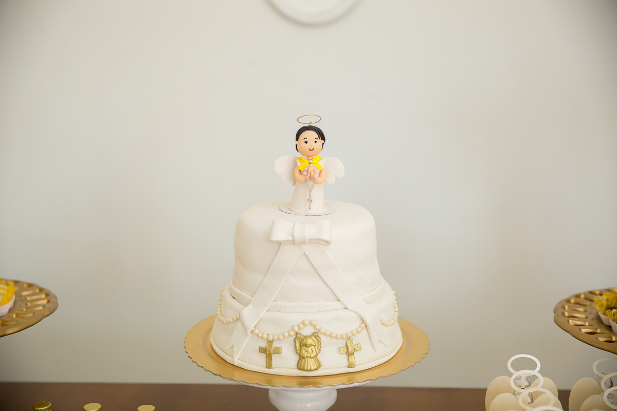 batizado da pequena Yanne foi realizado em na Igreja Nossa Senhora de Fatima