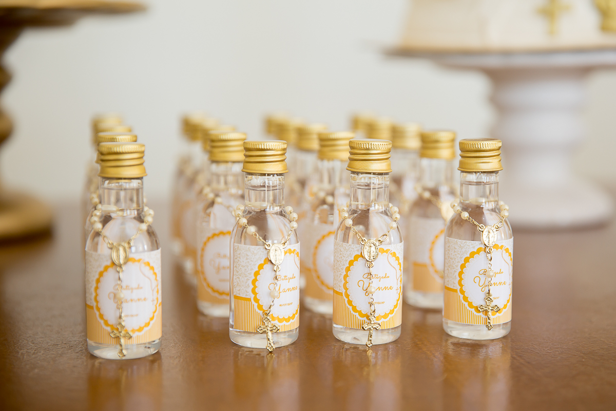 batizado da pequena Yanne foi realizado em na Igreja Nossa Senhora de Fatima