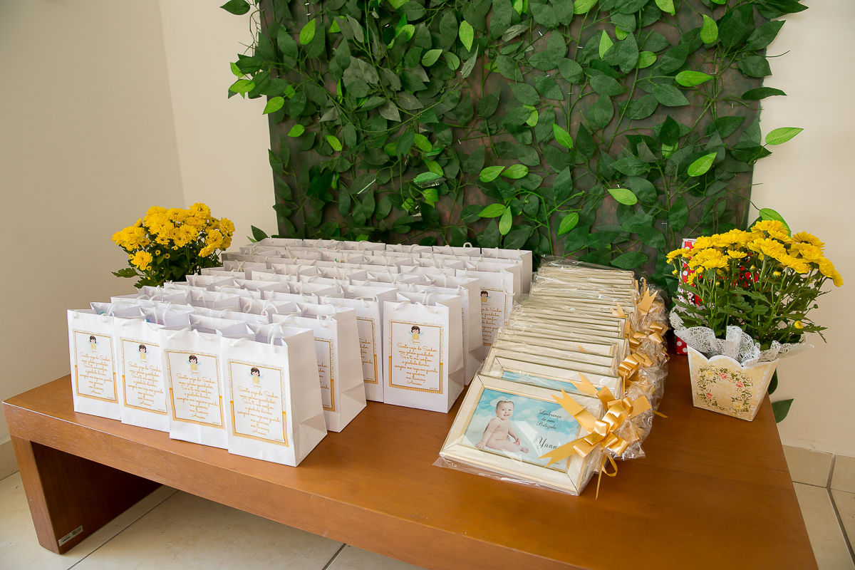 batizado da pequena Yanne foi realizado em na Igreja Nossa Senhora de Fatima