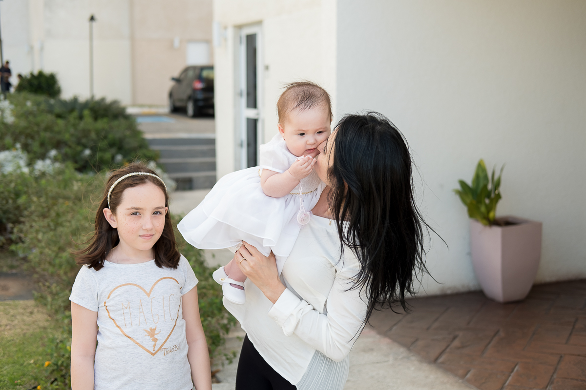 batizado da pequena Yanne foi realizado em na Igreja Nossa Senhora de Fatima