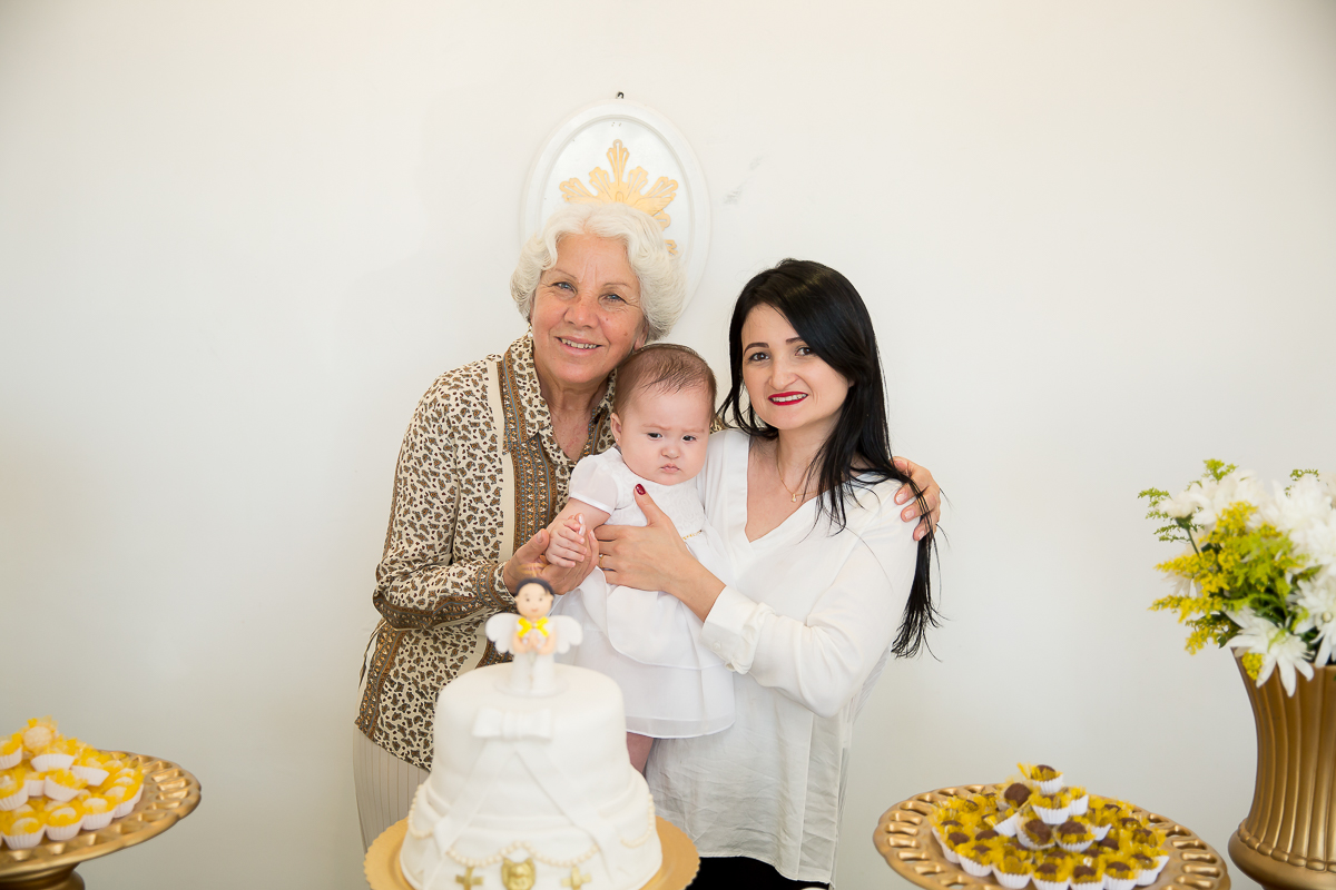 batizado da pequena Yanne foi realizado em na Igreja Nossa Senhora de Fatima