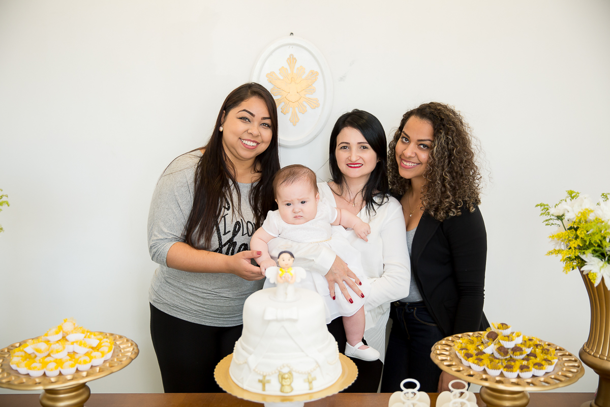 batizado da pequena Yanne foi realizado em na Igreja Nossa Senhora de Fatima
