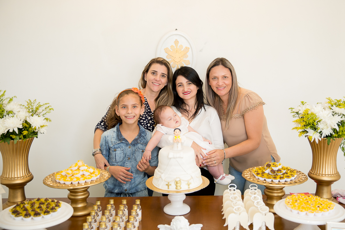 batizado da pequena Yanne foi realizado em na Igreja Nossa Senhora de Fatima