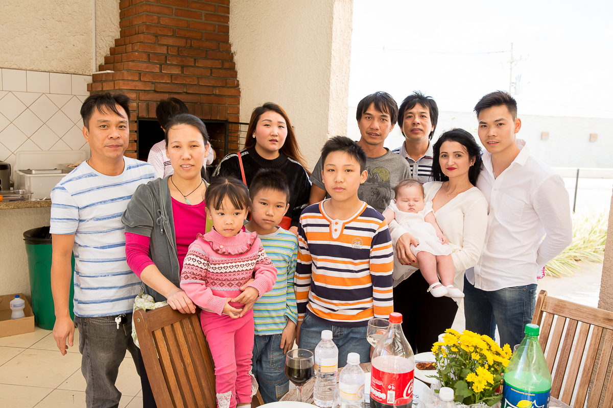 batizado da pequena Yanne foi realizado em na Igreja Nossa Senhora de Fatima