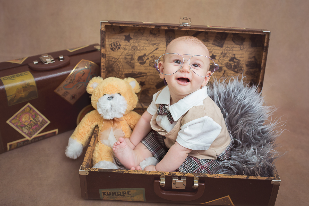 ensaio de cinco meses do Davi