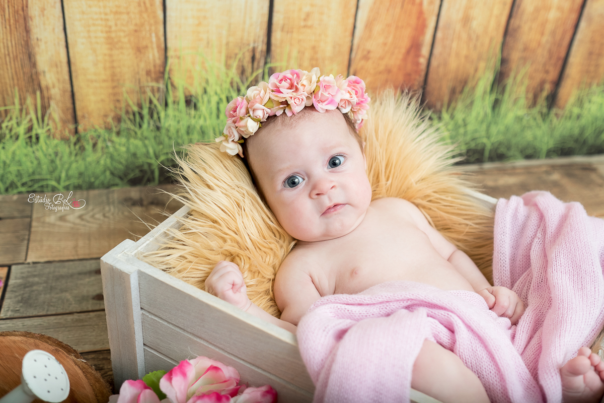 Helena 3 meses florzinha linda no jardim