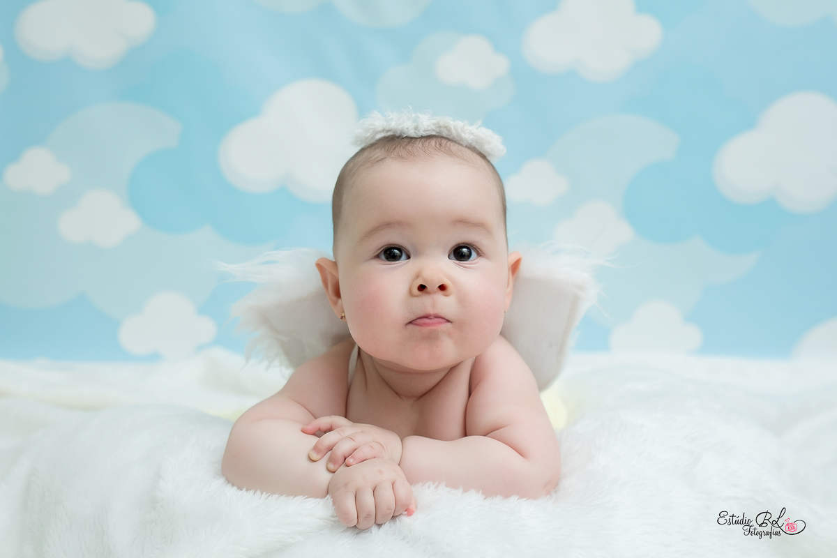 Sexto mês da Sophia, anjinha linda