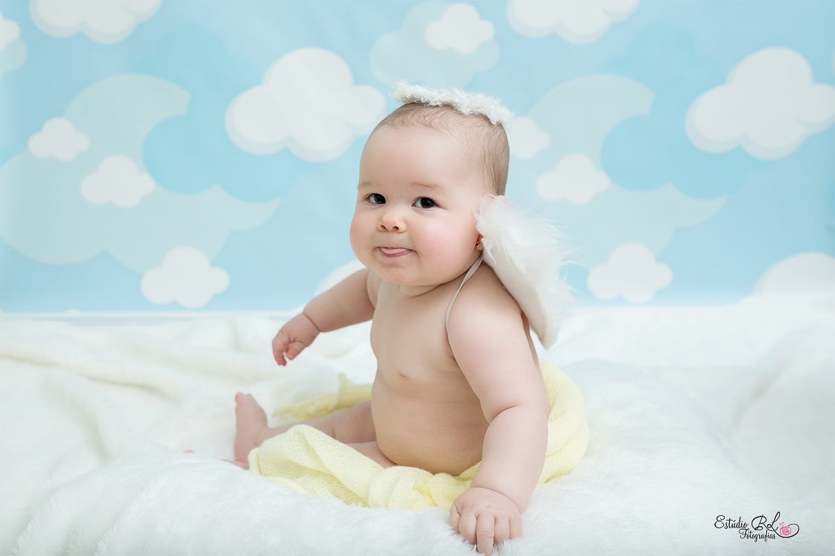Sexto mês da Sophia, anjinha linda